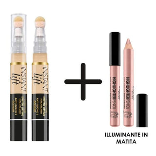 Deborah Instant Lift -peitevoide + Kirkastaja N.2.1 Light 