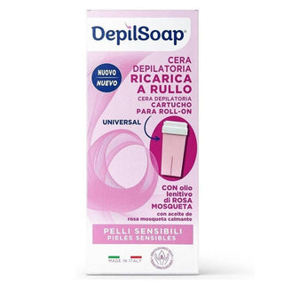 Depilsoap 민감성 피부용 왁스 리필, 전동 롤러용 