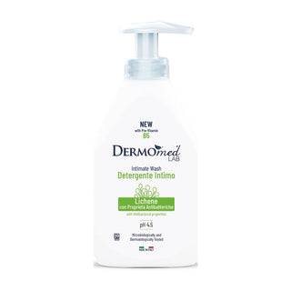 Dermomed 私处清洁液 Ph 4.5 抗菌地衣 分配器 250 毫升 