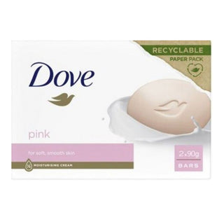 Dove Kiinteä saippua 2 kpl 90 g Pink 
