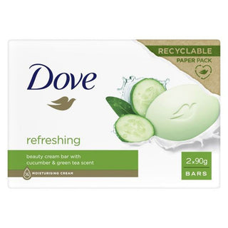 Dove Dove Kermainen virkistävä saippua 2 kpl x 90 g 