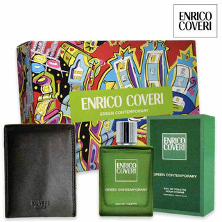 Enrico Coveri Coveri Green Contemporary Edt 100 Ml+Brieftasche 