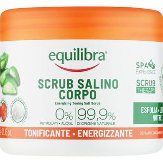 Equilibra Tonizující a energizující solný peeling 600 g 