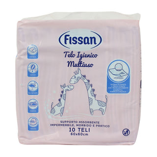 Fissan Fissan Baby Hygiene Allsidig Tørkle 10 stk 60X60 