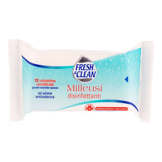 Fresh&Clean Dezinfekční vlhčené víceúčelové ubrousky 12 ks 
