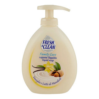 Fresh&Clean Fresh & Clean Family Care Tekuté mýdlo Vanilka a mandlové mléko 300 ml 