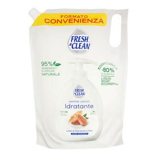 Fresh&Clean Fresh & Clean Hydratační - Mandlové a rýžové mléko - Tekuté mýdlo Náplň 1 l 