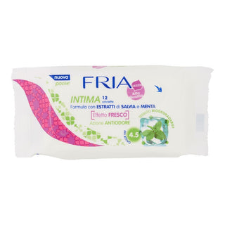 Fria Μαντηλάκια για την Ευαίσθητη Περιοχή Green 12 Τεμ Διάφοροι Τύποι 