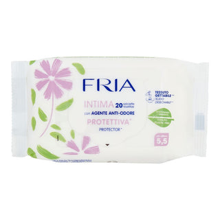 Fria Lingettes intimes avec agents antimicrobiens effet protecteur 20 pcs 
