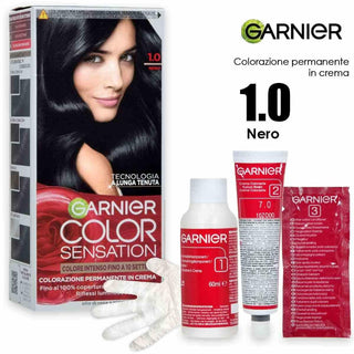 Garnier Color Sensation צבע קבוע בקרם 1.0 שחור 
