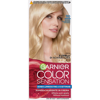 Garnier Color Sensation צבע קבוע בקרם 110 בלונד בהיר מאוד טבעי 
