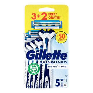 Gillette Maszynki do golenia Skinguard Sensitive 3+2 szt. 