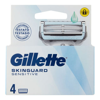 Gillette 스킨가드 면도날 X4 알로에 