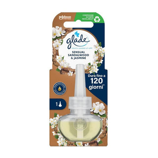 Glade زيت عطري كهربائي عبوة سائلة قابلة لإعادة التعبئة برائحة الصندل والياسمين الحسي 20 مل 