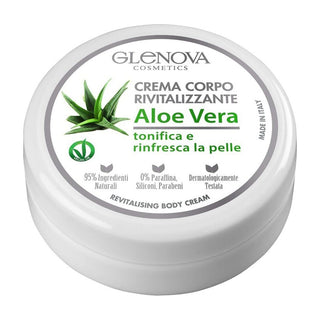 Glenova 리바이탈라이징 바디 크림 Glenova 120ml. 알로에 베라 