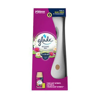 Glade سبراي بيس + عبوة إعادة تعبئة ريلاكسينغ زِن (بطاريتان AA) 