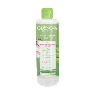 Glenova 히알루론산과 유기농 알로에 베라가 함유된 하이드라 플러스 미셀라 워터 400ml 