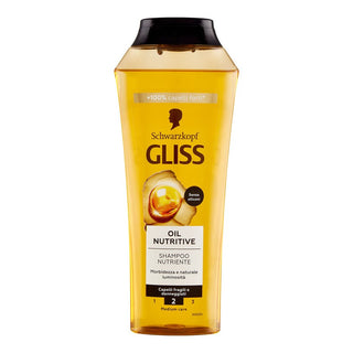 Gliss Shampoo Olio Nutriente Capelli Fragili Sfibrati 250 ml — Shampoo capelli