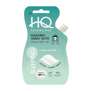 Hq Natcreme Maske Fugtighedsgivende og Nærende med Ceramider og Centella Asiatica 25 ml 