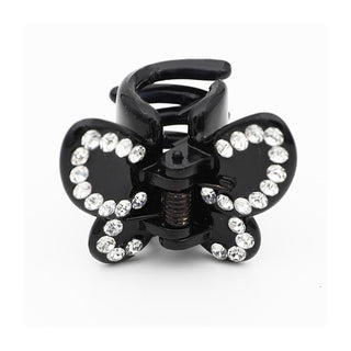 Ib Fashion Hair Pinza Strass Nero — Pinza capelli