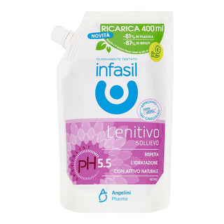 Infasil Infasil Rauhoittava - Kosteuttava Intiimipesuaine - Täyttöpakkaus 400 ml 