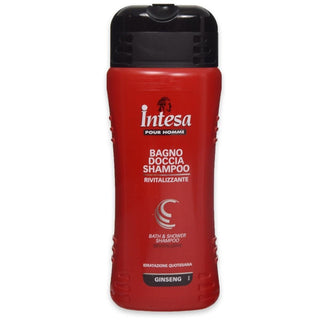 Intesa بور أوم بانيو دوش شامبو منشط الجنسنغ 500 مل 