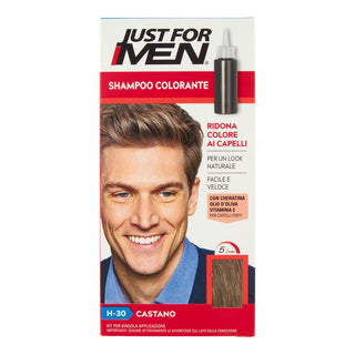 Just for Men Shampoo Colorante Castano Naturale — Shampoo colorante
