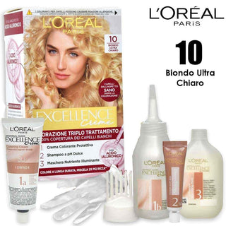 L Oreal Paris Excellence Fargebehandling Trippelbehandling Ultra Lys Blond (10) 
