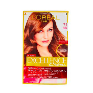 L Oreal Paris Excellence Creme Fargekrem 7.1 Askeblond 