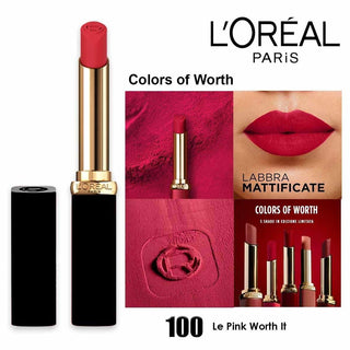 L'Oréal Paris Worth Matte 100 Le Pink Worth It — Rossetto liquido