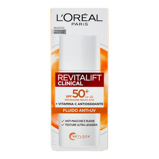 L'oréal paris Revitalift Clinical Fluido Vitamina C Anti-UV SPF 50 — Protezione solare viso