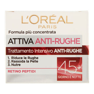 로레알 파리 안티에이징 집중 주름 개선 케어 45+세용 주간 및 야간 50ml 