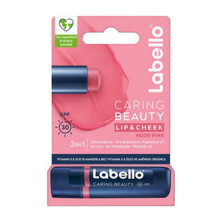 Labello Labello Уход Beauty 3в1 Spf30 Витамин E & Органическое Миндальное Масло Nude Pink 