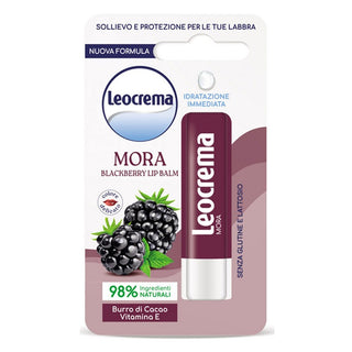 Leocrema Balsamo Labbra Stick Mora 5,5 ml — Balsamo labbra