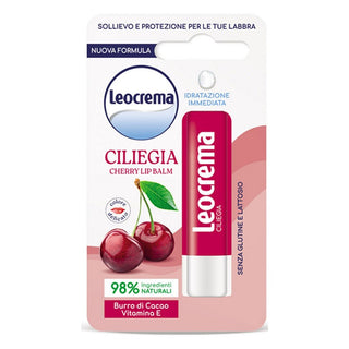Leocrema Balsamo Labbra Stick Ciliegia 5,5 ml — Balsamo labbra