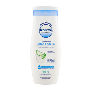 Leocrema 알로에 베라와 히알루론산 보습 바디 크림 하이드라 3 스킨 세럼 250ml 