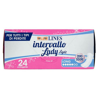 Lines Intervallo Light 24 pz Long — Assorbente