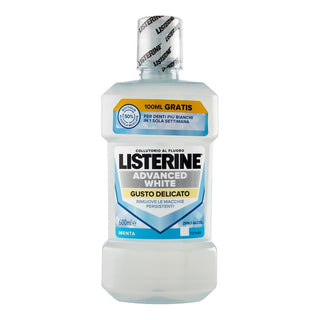 Listerine Advanced White Sabor Delicado 600 Ml 