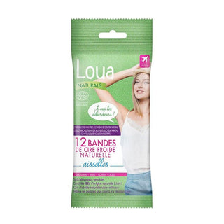 Loua 12 Tiras Depilatórias Axilas 