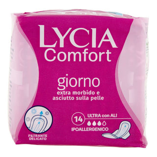 Lycia Ultra Dunne Maandverbanden Met Vleugels X 14 