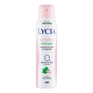 Lycia Sensitive Me & You Deo Spray Com Melissa E Flores De Água 150 Ml 