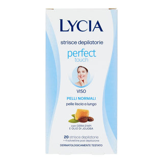 Lycia Perfect Touch Gezicht Ontharingsstrips Normale Huid 20 stuks 