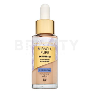 Max Factor Miracle Pure 2v1 Skin Reset Lahvička s kapátkem Tekutina 10-30 - Světlý 