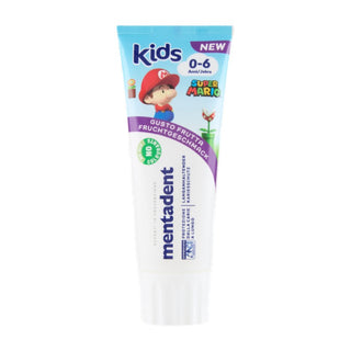 Mentadent Tandpasta Kids 0-6 År 75 Ml Blandede Figurer 
