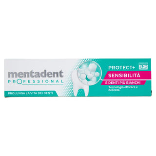 Mentadent Professional Protect+ Følsomhed Og Hvidere Tænder 75 Ml 