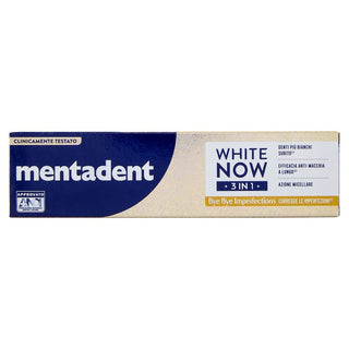 Mentadent White Now 3 In1 Bye Bye Ufullkommenheter 75 Ml 