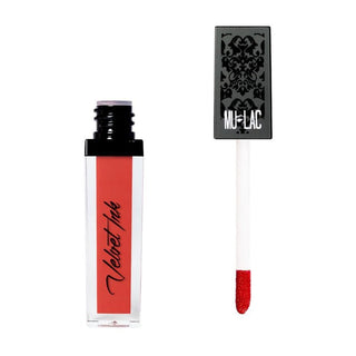 Mulac Cosmetics Rossetto Liquido Velvet Ink Kikki Coral 12 — Rossetto liquido vellutato