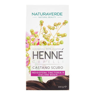 Naturaverde Castano Scuro 100 g — Polvere Colorante Capelli