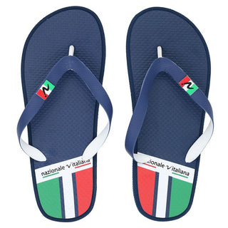Nazionale Italiana Infradito Blu Con Bandera 41 — Infradito