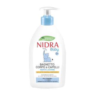 Nidra オーツミルクとパンテノールを配合したボディ＆ヘアバス 500 ミリリットル